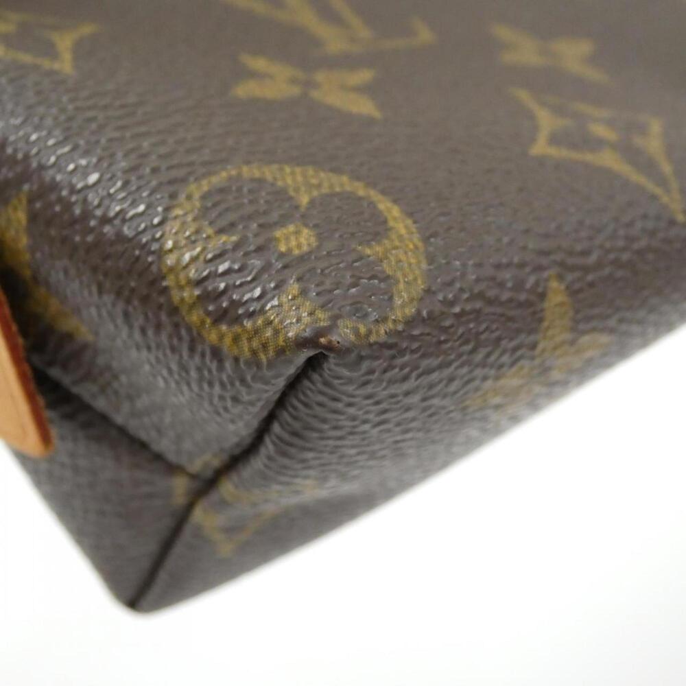 LOUIS VUITTON Authentic Brown Monogram Pochette Pouch - Picture 2 of 6